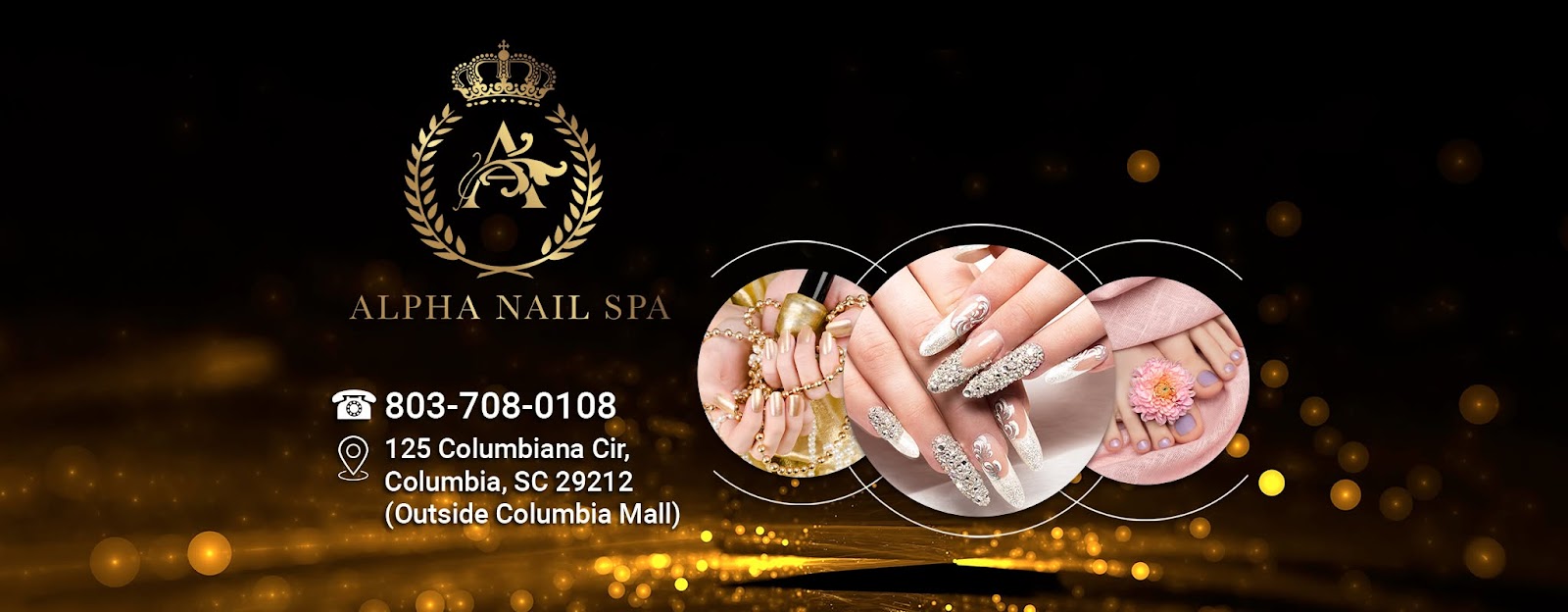 ALPHA NAIL HARBISON logo